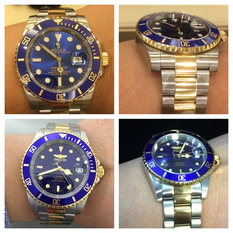 invicta and rolex|Invicta Rolex submariner.